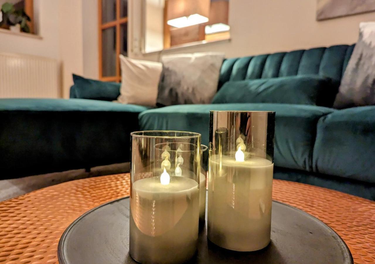 Fewo Goldstueck Mit Privatem Spa Und Whirlpool 그라페나우 외부 사진